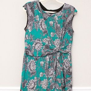 Green Floral Dress
